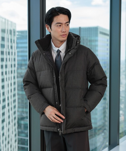 【最終限定セール】BOSS メンズダウンジャケット ネイビー メンズダウンジャケット | HUGO BOSS