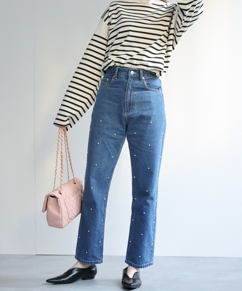 「sakishimatokyo」 デニムパンツ MEDIUM ブルー レディース