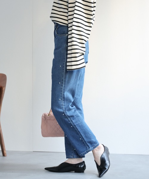 「sakishimatokyo」 デニムパンツ MEDIUM ブルー レディース