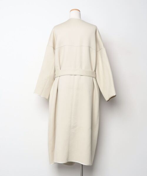 KBF（ケービーエフ） ノーカラーコート ONE SIZE ベージュ レディース