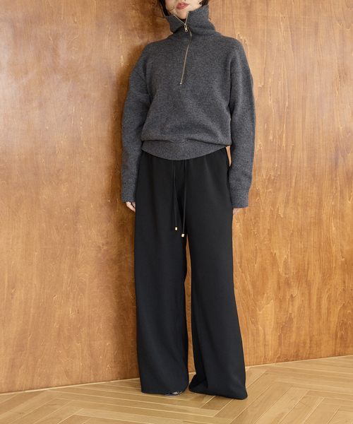 IENA LA BOUCLE ZIP ニットプルオーバー IENA LA BOUCLE（イエナラブークル） ニット セーター IENA LA BOUCLE