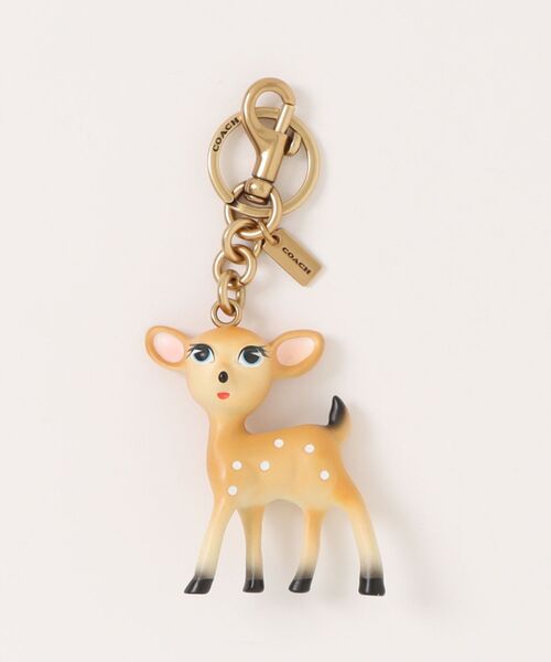 COACH バッグ チャーム　A020 COACH キーホルダー スモール ディア バッグ チャーム