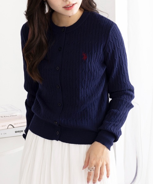 U.S. POLO ASSN.（ユーエスポロアッスン） カーディガン 「U.S. POLO