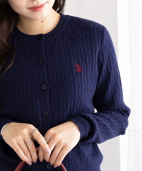 U.S. POLO ASSN.（ユーエスポロアッスン） カーディガン 「U.S. POLO