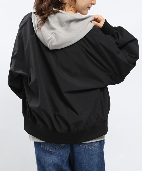 「GLOBAL WORK Smile Seed Store」 ジップアップブルゾン MEDIUM ベージュ レディース_画像5