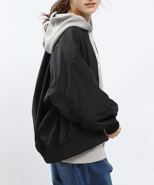 「GLOBAL WORK Smile Seed Store」 ジップアップブルゾン MEDIUM ベージュ レディース_画像6