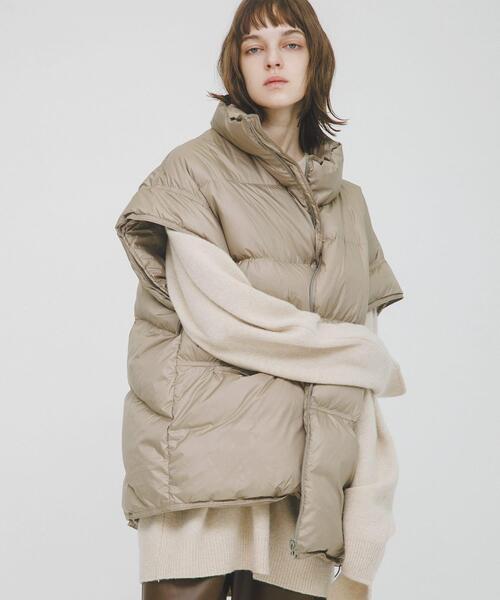 LAATO（ラート） ダウンベスト ベスト short-sleeved down vest