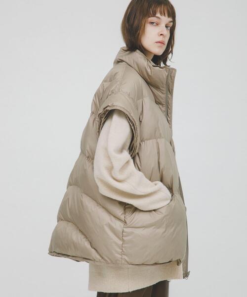 LAATO（ラート） ダウンベスト ベスト short-sleeved down vest