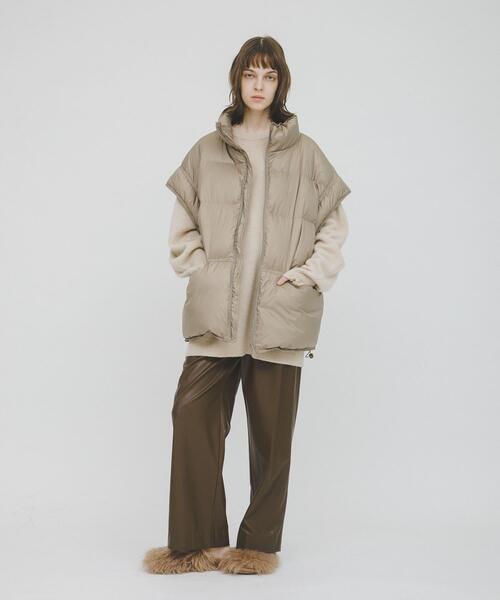 LAATO（ラート） ダウンベスト ベスト short-sleeved down vest