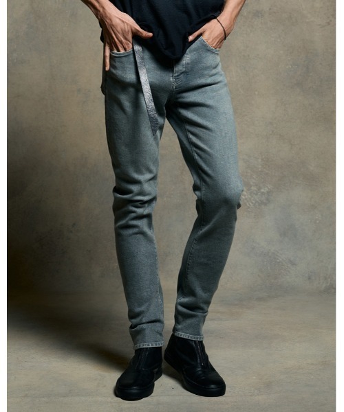 wjk BANANA SLIM CROPPED PANTS ブルー L USED wjk ジーンズ slim banana denim メンズ : ZOZOTOWN Yahoo!店 - 通販