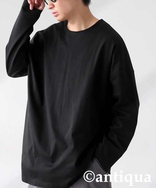 antiqua（アンティカ） antiqua tシャツ ドロップショルダーロンT