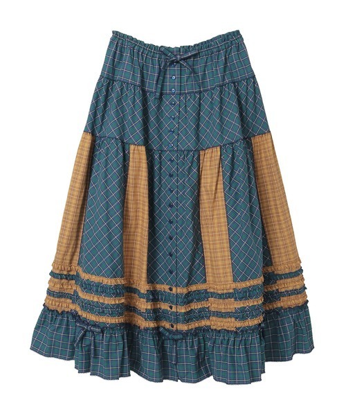 PINK HOUSE スカート オリジナルコードチェックスカート : ZOZOTOWN