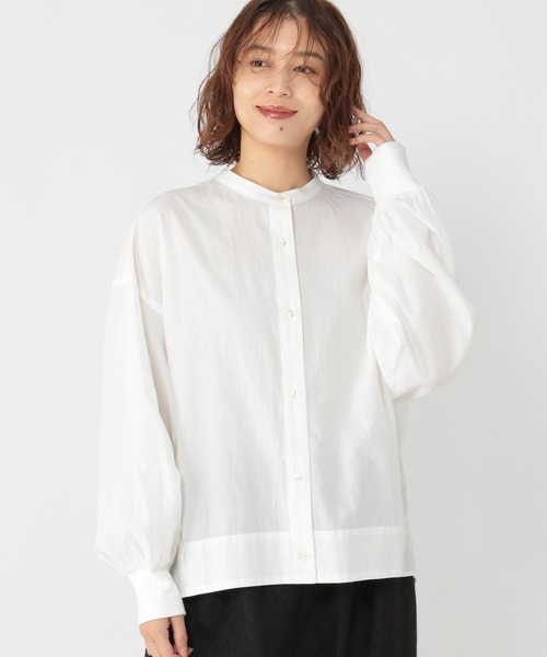 studio CLIP（スタディオクリップ） ブラウス シャツ スタンドカラー
