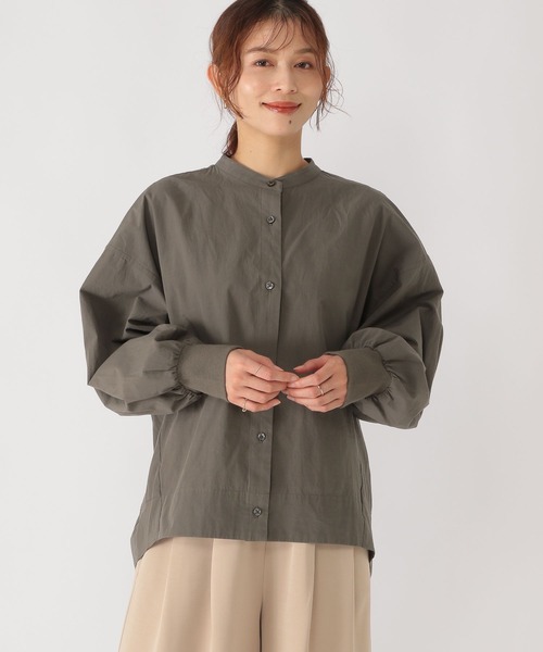 スタンドカラーコクーンブラウス　未使用タグなし スタンドカラーコクーンブラウス - SOÉJU online store｜上質な大人の