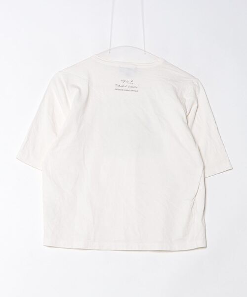 「agnes b.」 半袖Tシャツ 2 ホワイト レディース_画像2
