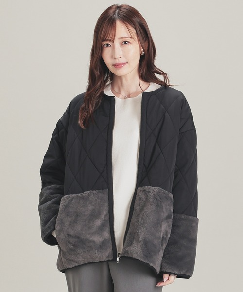 GLACIER lusso（グラシアルッソ） ブルゾン アウター ファー切替