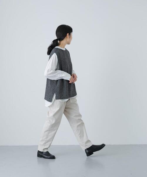 かぐれ ニット セーター ドライコットンニットベスト レディース