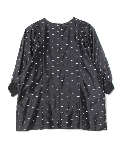 「UNITED ARROWS」 7分袖ブラウス FREE ブラック レディースの画像