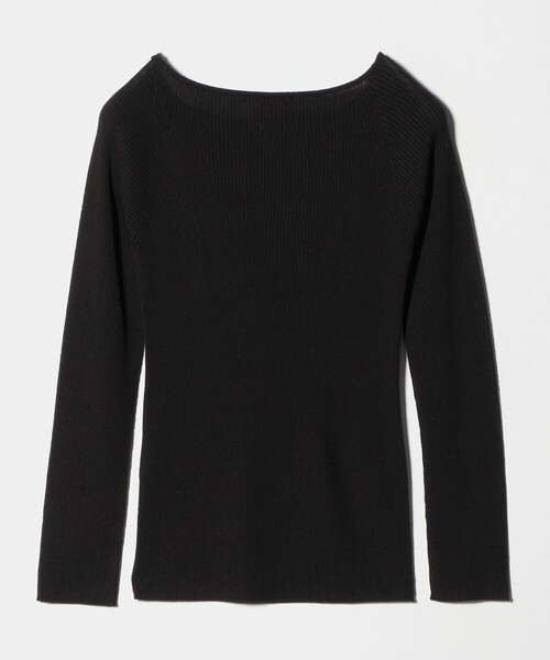 <conte>アゼ 2WAY ボートネックニット conte ニット セーター 「conte」アゼ 2WAY ボートネックニット