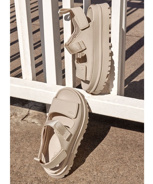 「SALON adam et rope'」 「UGG」フラットサンダル 23.0cm ブラック レディース_画像2