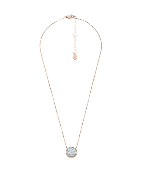 ネックレス フォッシル アクセサリー レディース ネックレス ローズゴールド JF04936791 レディースの画像