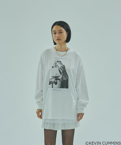 ローズバッド（ROSE BUD）/CREOLME/KEVIN CUMMINS PHOTO L/S TEE ROSE BUD（ローズバッド） tシャツ (CREOLME)KEVIN CUMMINS PHOTO L/S