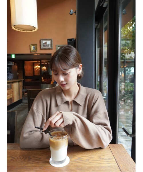 Her lip to ワンピース Serene Collared Knit Dress : ZOZOTOWN Yahoo