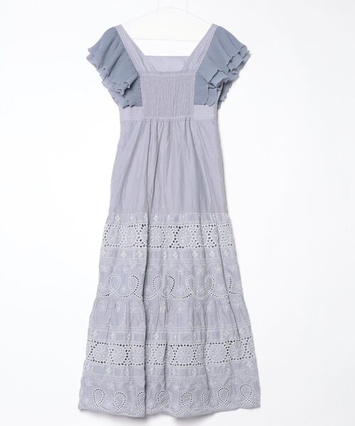 「MERCURYDUO」 ノースリーブワンピース MEDIUM ブルー レディース_画像2