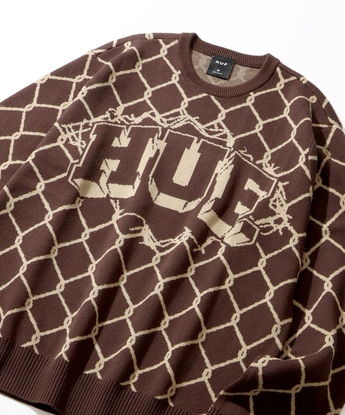 HUF（ハフ） セーター ニット 「HUF/ハフ」BREAKTHROUGH CREWNECK SW