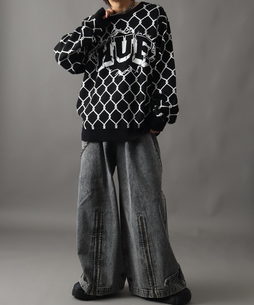 HUF（ハフ） セーター ニット 「HUF/ハフ」BREAKTHROUGH CREWNECK SW