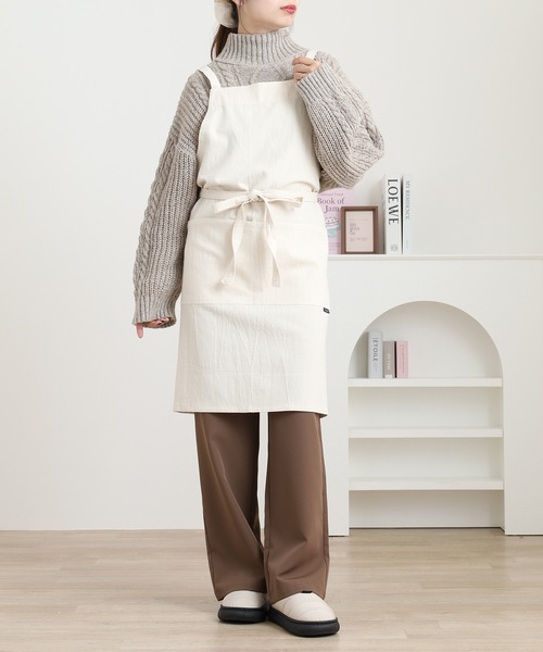 エプロン ウォッシュドコットン クロスエプロン : ZOZOTOWN Yahoo!店