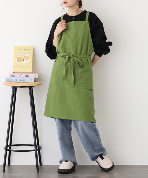 l'atelier Nuuit（アトリエ ヌイ） エプロン ウォッシュドコットン