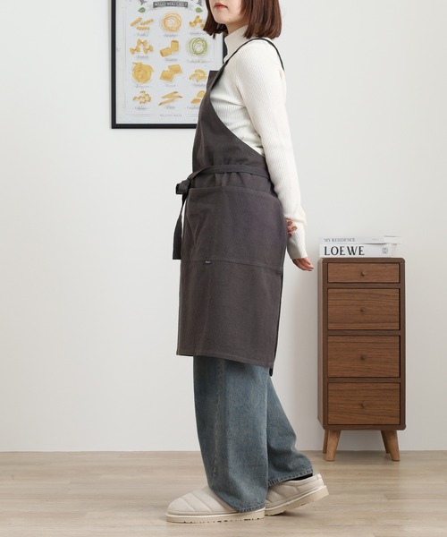 エプロン ウォッシュドコットン クロスエプロン : ZOZOTOWN Yahoo!店