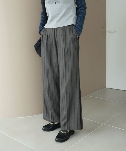 「SLOBE citron.」 パンツ 36 グレー レディース_画像2