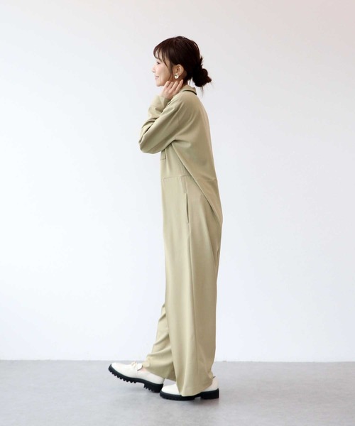 イェンス　jens オールインワン Jines（ジネス） オールインワン オープンカラーオールインワン