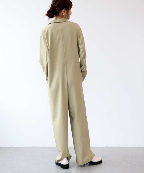 Jines（ジネス） オールインワン オープンカラーオールインワン