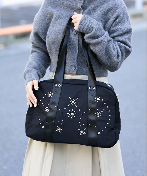 Casselini（キャセリーニ） トートバッグ スタッズバッグ レディース