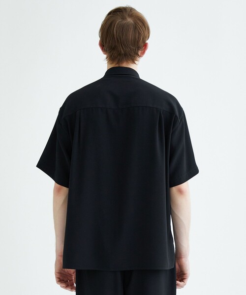 「CULLNI」 半袖シャツ 1 ライトブルーグレー メンズの画像