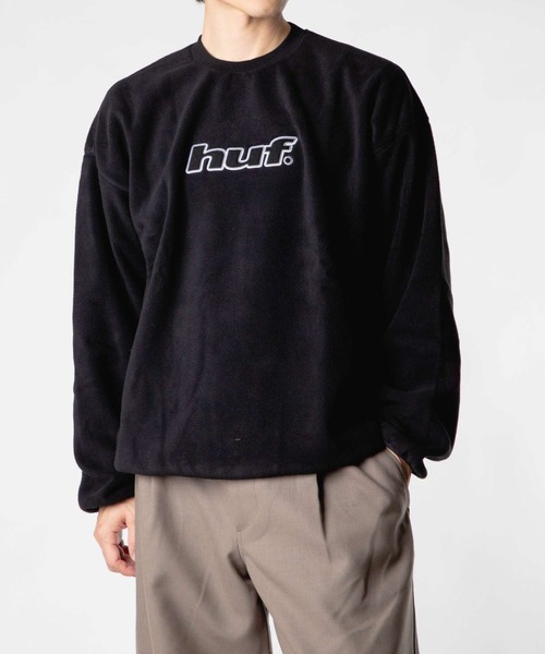 HUF（ハフ） トレーナー スウェット HUF H DOT POLAR FLEECE CREWNECK
