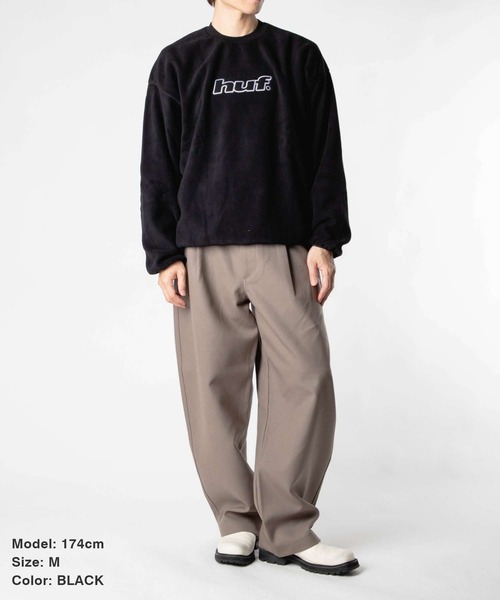 HUF（ハフ） トレーナー スウェット HUF H DOT POLAR FLEECE CREWNECK