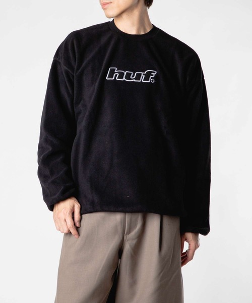HUF（ハフ） トレーナー スウェット HUF H DOT POLAR FLEECE CREWNECK