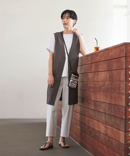 「EVEX by KRIZIA」 半袖Tシャツ 40 イエロー レディース_画像3