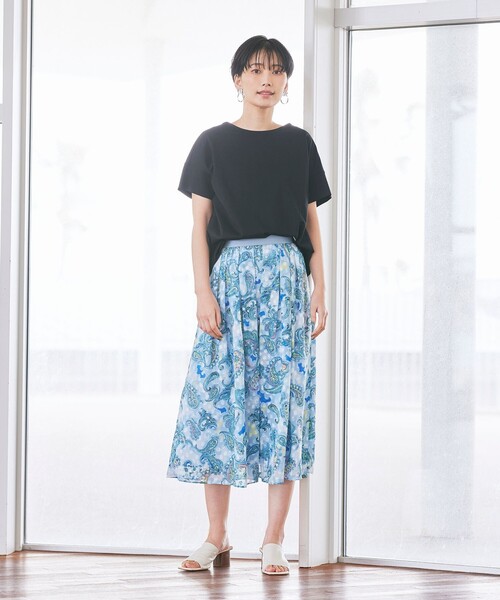 「EVEX by KRIZIA」 半袖Tシャツ 40 イエロー レディース_画像4