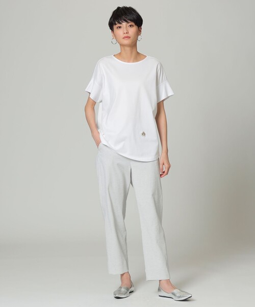「EVEX by KRIZIA」 半袖Tシャツ 40 イエロー レディース_画像7