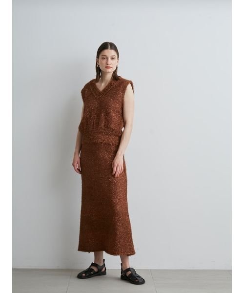 「styling/」 ノースリーブニット ONE SIZE グリーン レディース_画像10