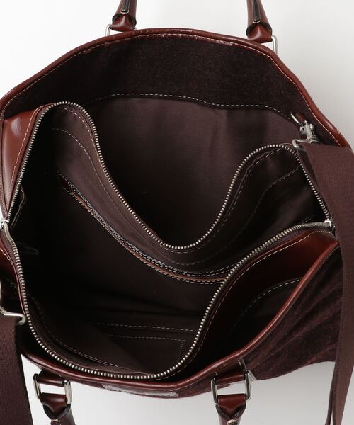 「DEUXMONCX」 2WAYバッグ - ブラウン メンズ_画像4