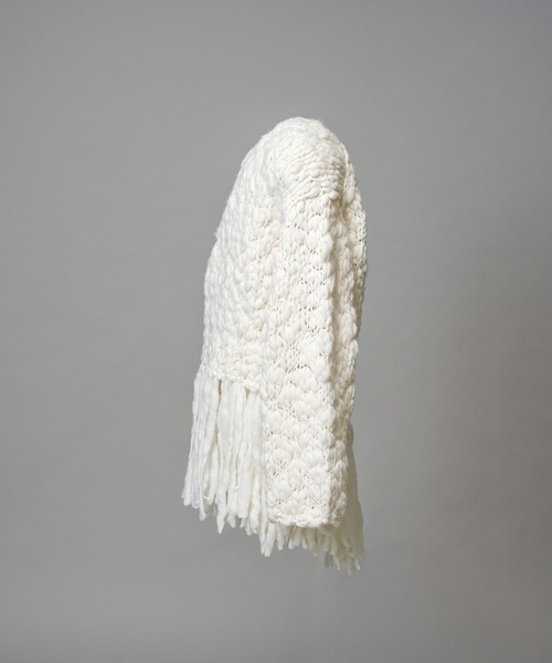 ジャケット・アウター fringe volume cardigan MAISON SPECIAL（メゾンスペシャル） カーディガン 「UNISEX」Volume