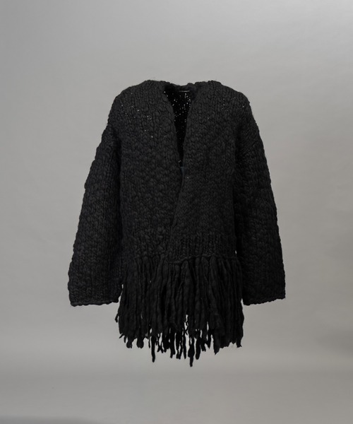 ジャケット・アウター fringe volume cardigan MAISON SPECIAL（メゾンスペシャル） カーディガン 「UNISEX」Volume