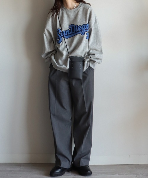 「COURO」 スウェットカットソー L グリーン レディース_画像7