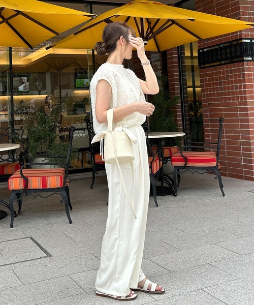 ショルダーバッグ バッグ 「 maiさんコラボ 」 本革 2WAY バケツ型